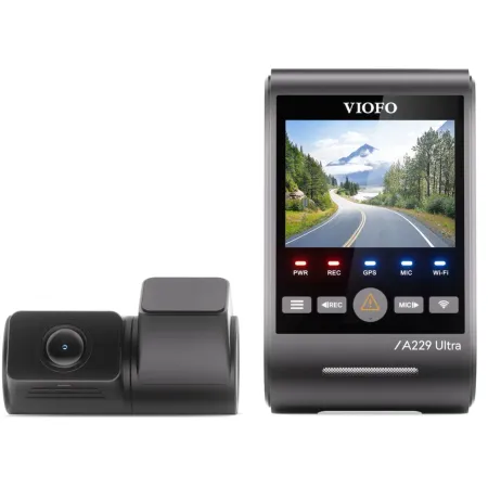 Viofo A229 Ultra 2CH – Kamera samochodowa przód i tył Full HD, tryb parkingowy